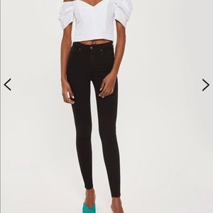 Topshop Jamie Moto Jeans High Waist